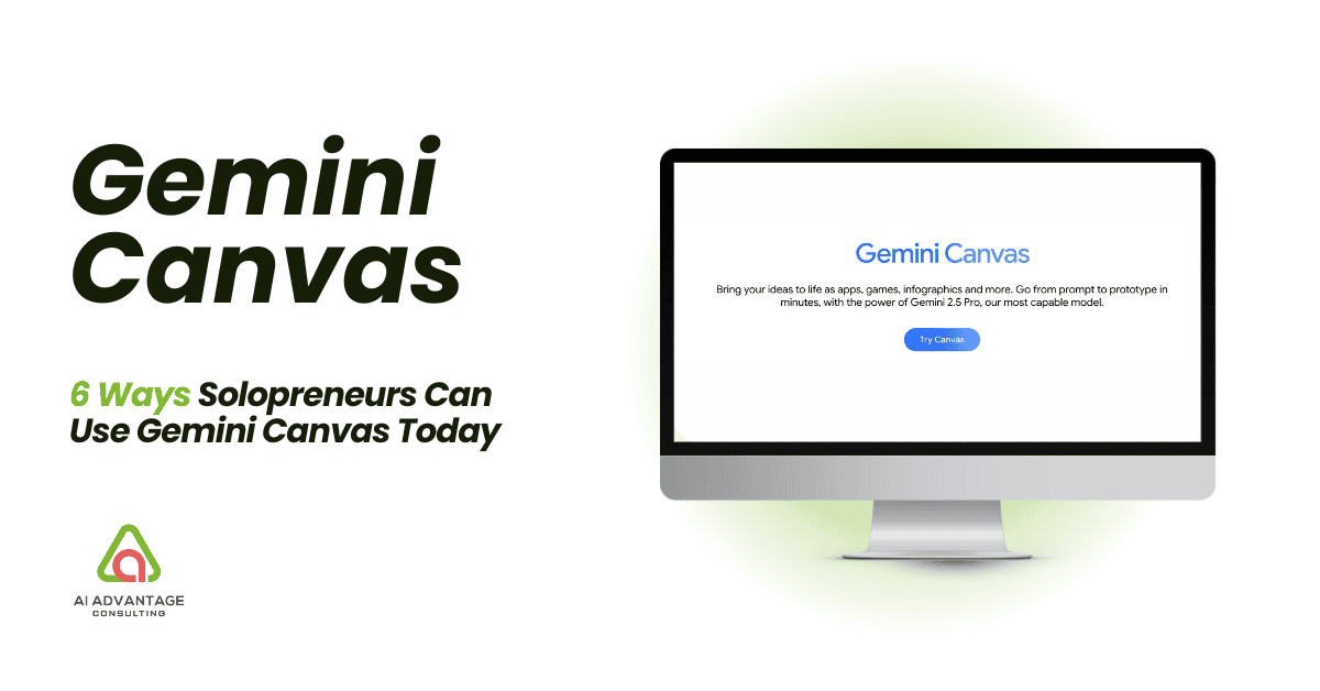 How Solopreneurs Can Leverage Gemini Canvas: Your New AI Collaboration Partner
