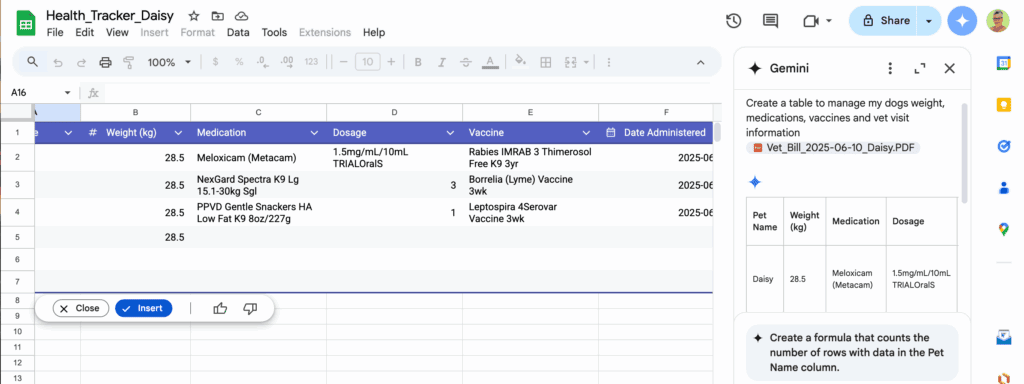 Health Tracker - Google Gems Tutorial