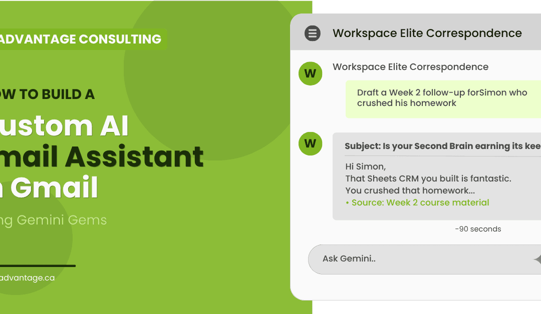 How to Build a Custom AI Email Assistant in Gmail Using Gemini Gems