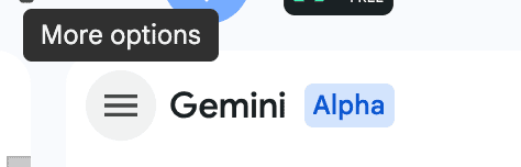 a screenshot of the side panel in gmail showing the more options button
