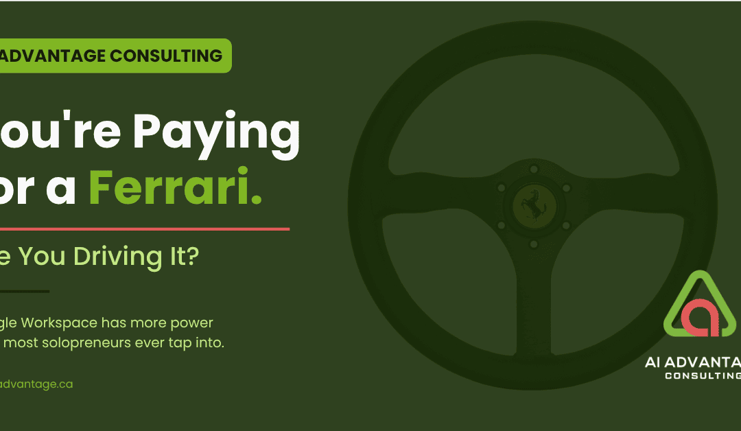 You’re Already Paying for a Ferrari. Let’s Talk About That.
