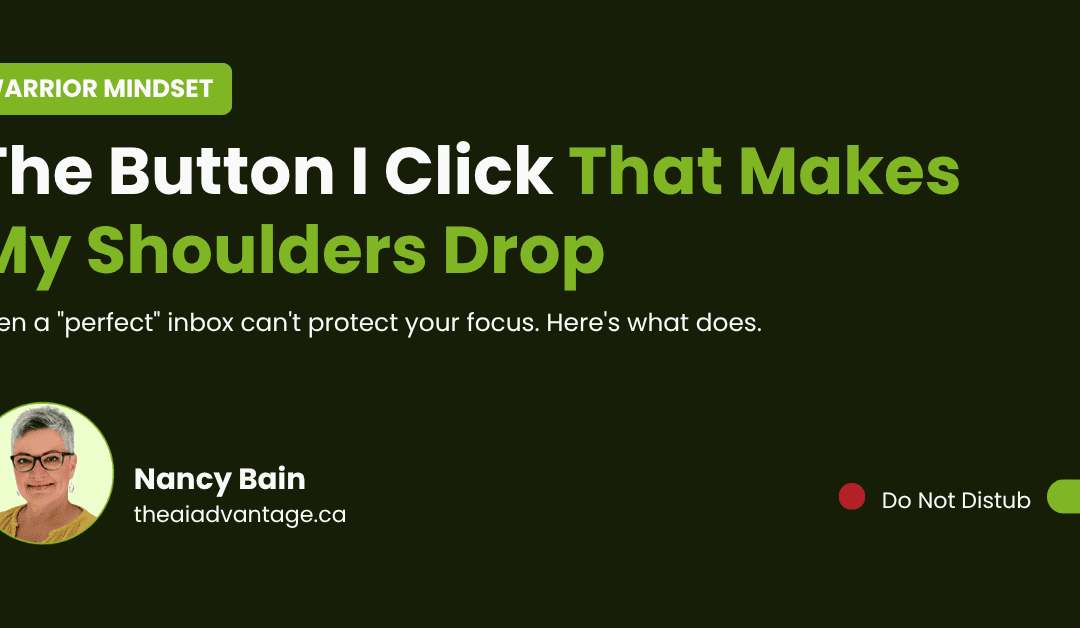The Button I Click That Makes My Shoulders Drop
