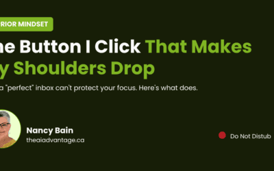 The Button I Click That Makes My Shoulders Drop