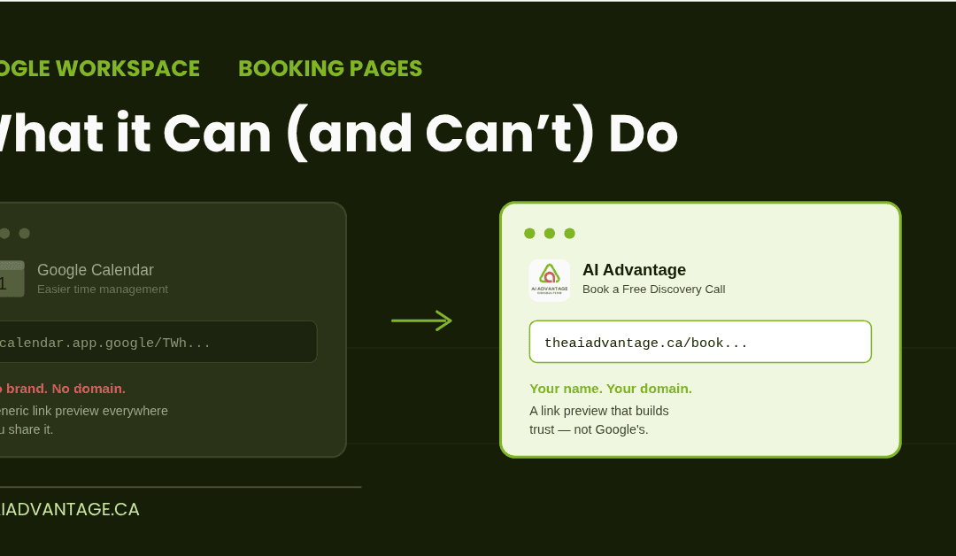 Google Calendar Booking Pages: What It Can (and Can’t) Do for Solopreneurs