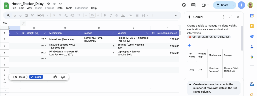 Health Tracker - Google Gems Tutorial